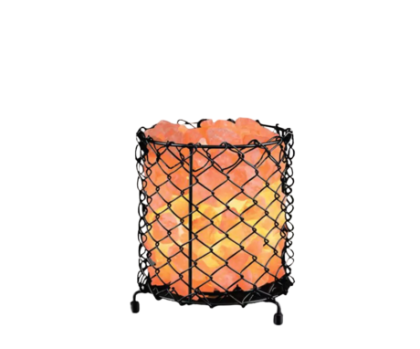 Iron Basket Salt Lamp D8