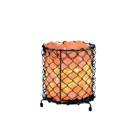 Iron Basket Salt Lamp D8