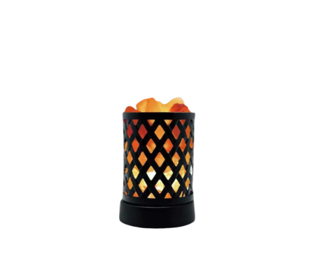 Long Iron Basket Salt Lamp