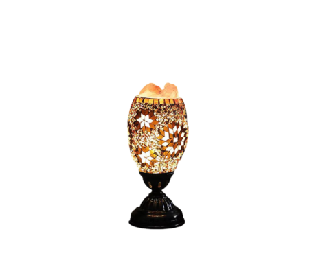 Mirror Glass Salt Lamp