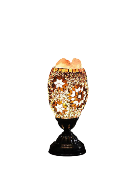 Mirror Glass Salt Lamp