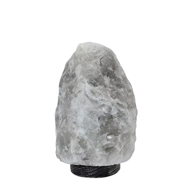 Natural Grey Salt Lamp