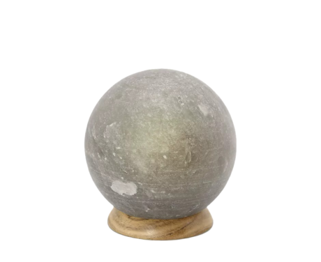 Round Grey Salt Lamp