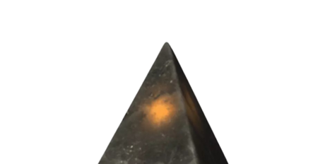 Triangle Grey Salt Lamp