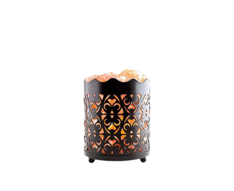 Vase Iron Basket Salt Lamp