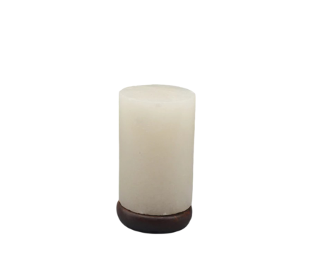 White Cylinder Salt Lamp