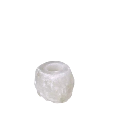 White Natural Candle Holder