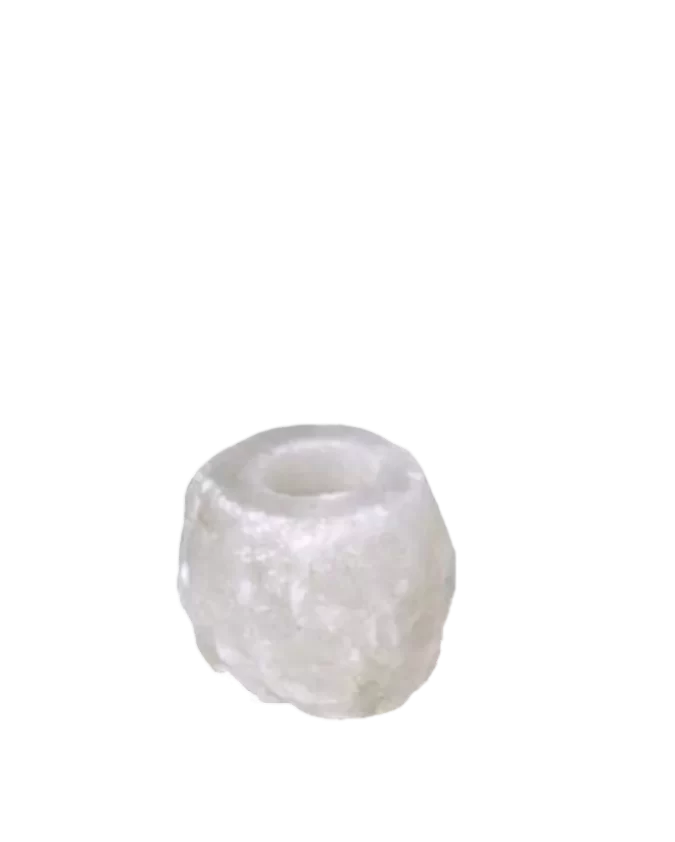 White Natural Candle Holder