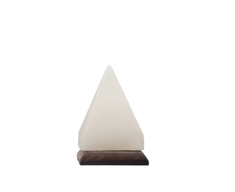 White Triangle Salt Lamp