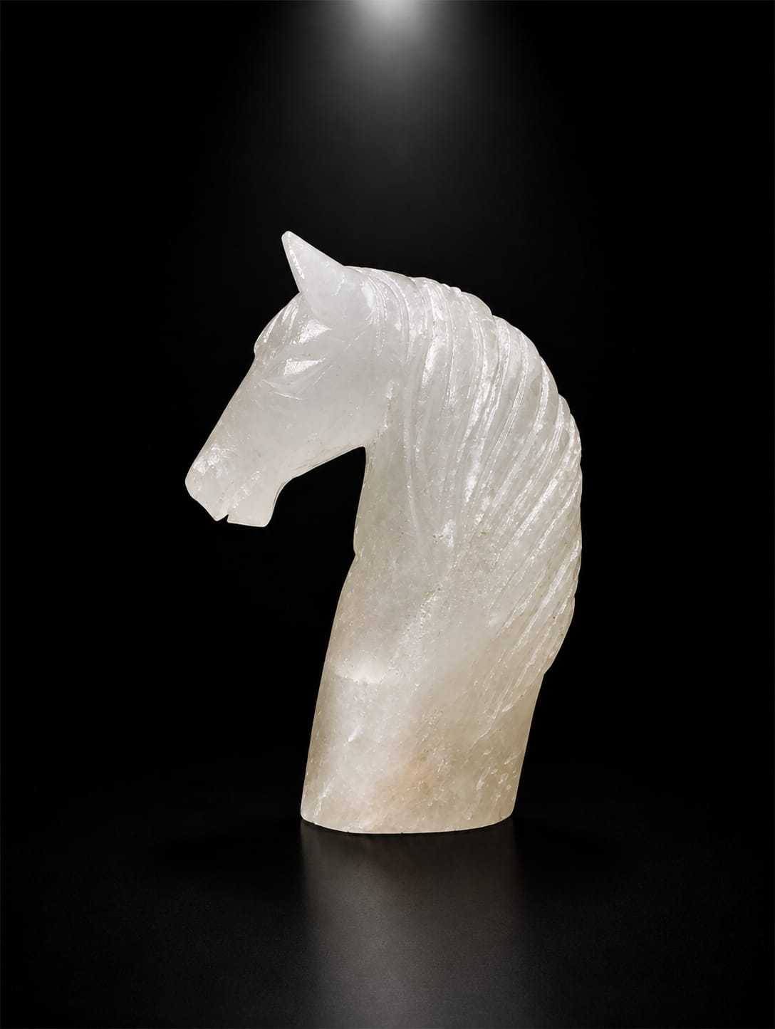 Himalayan White Salt Horse Head - Image 3