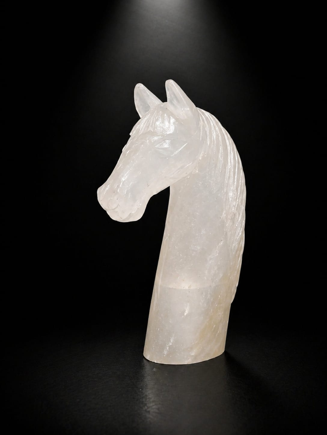 Himalayan White Salt Horse Head