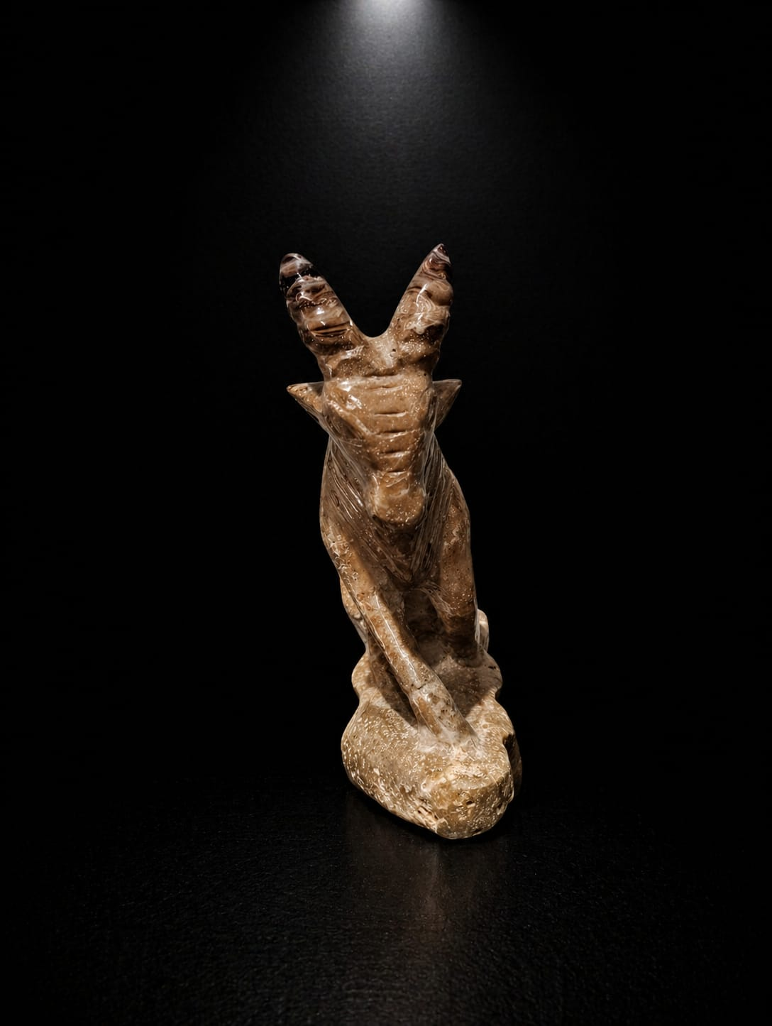 Coke Stone Markhor Sculpture
