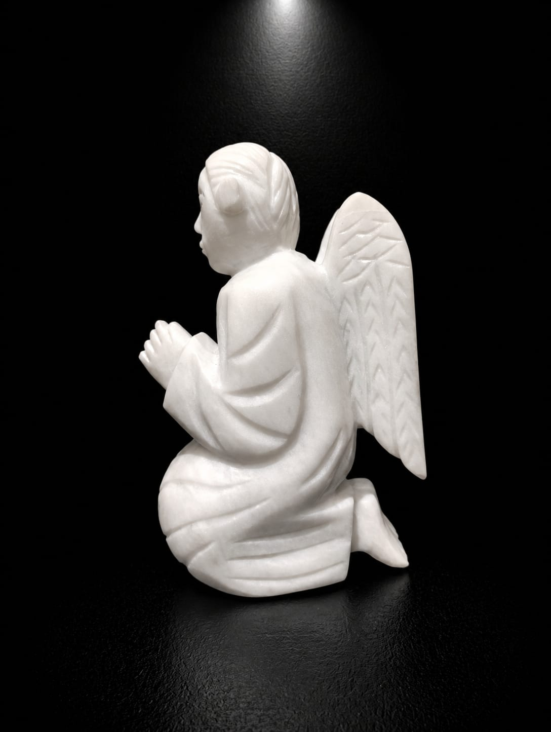 White Onyx Guardian Angel (Prayer Pose) - Image 2