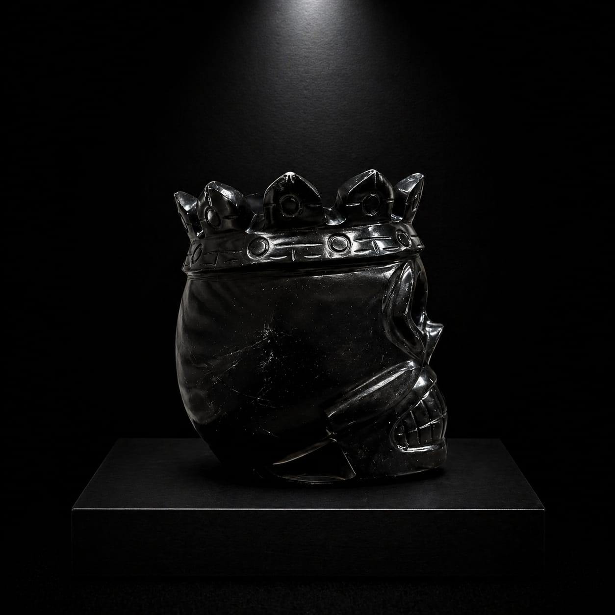Obsidian Crown Skull - Image 3