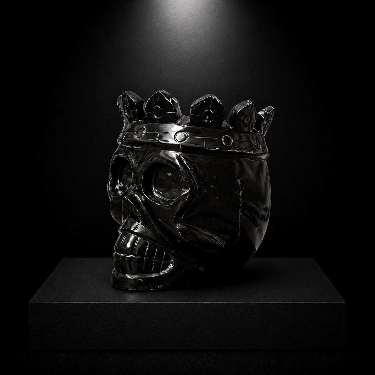 Obsidian Crown Skull - Image 2