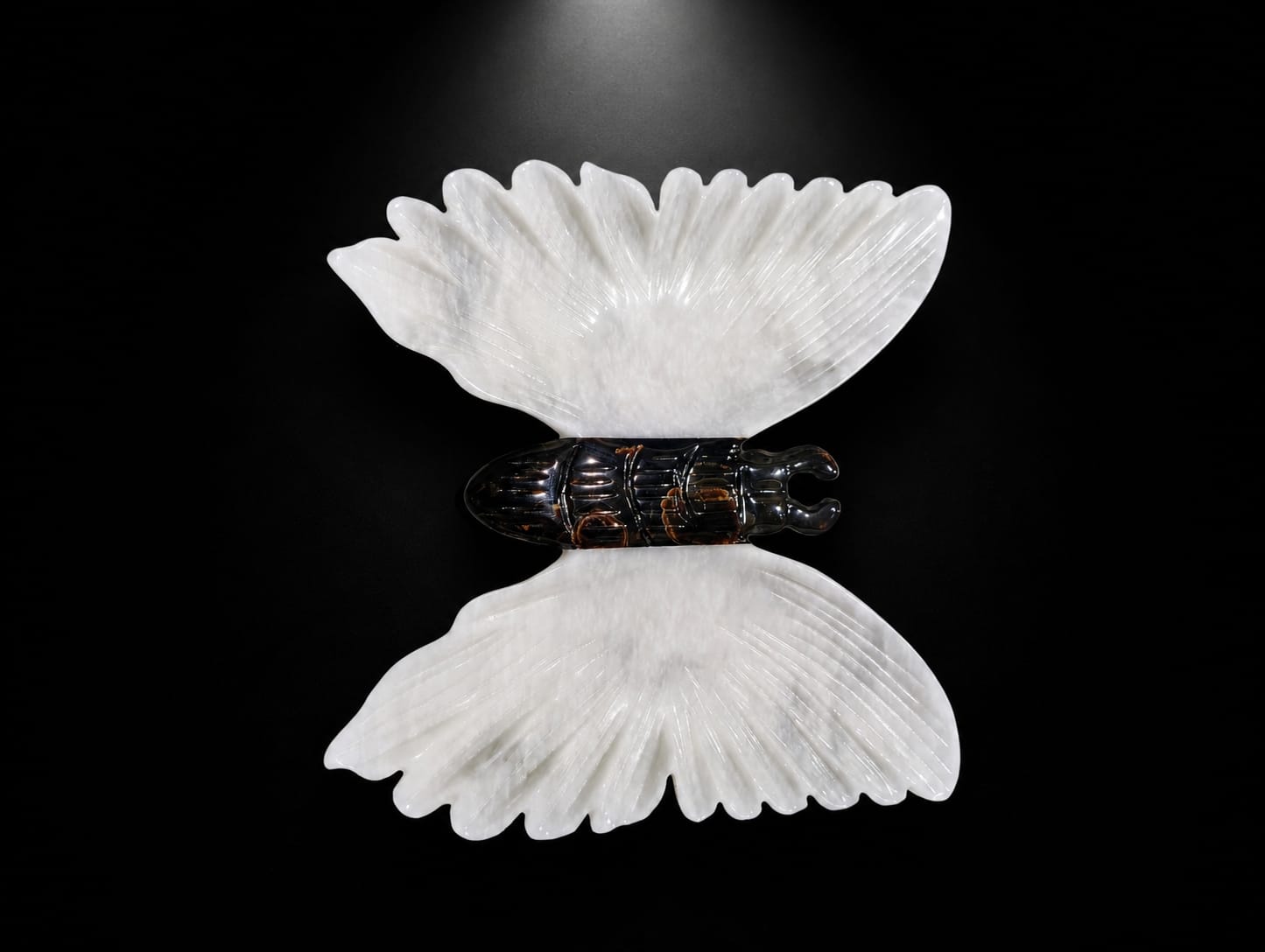 Luxury Butterfly Marble Decorative Bowl - Image 3