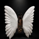 Luxury Butterfly Marble Decorative Bowl
