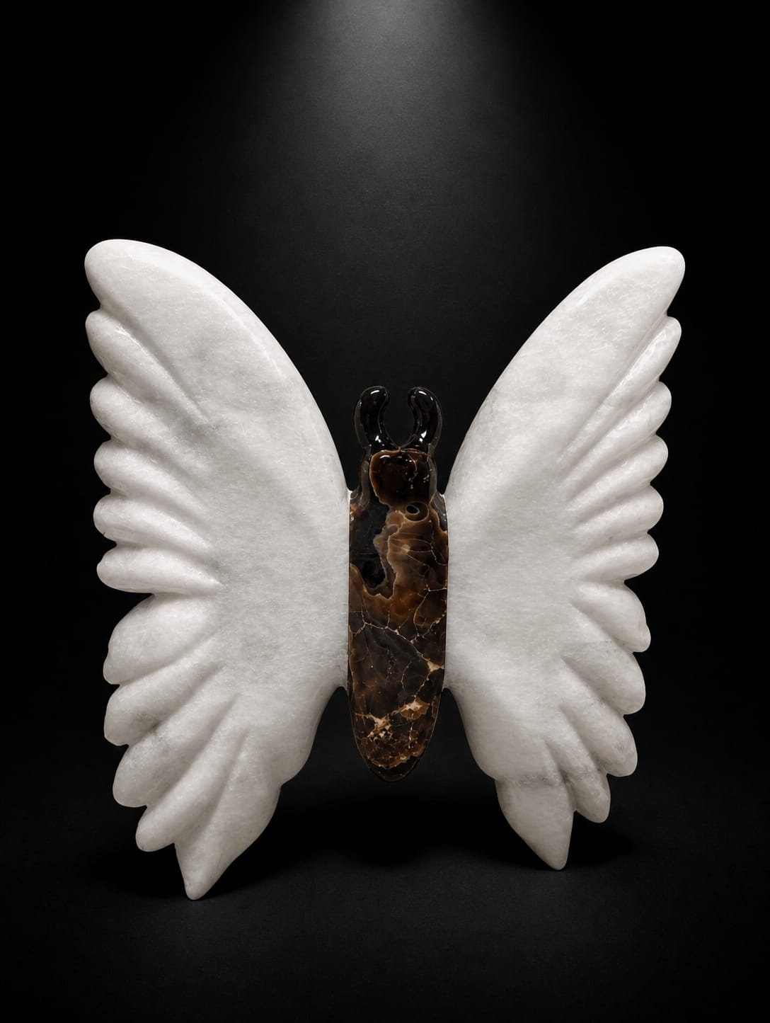 Luxury Butterfly Marble Decorative Bowl