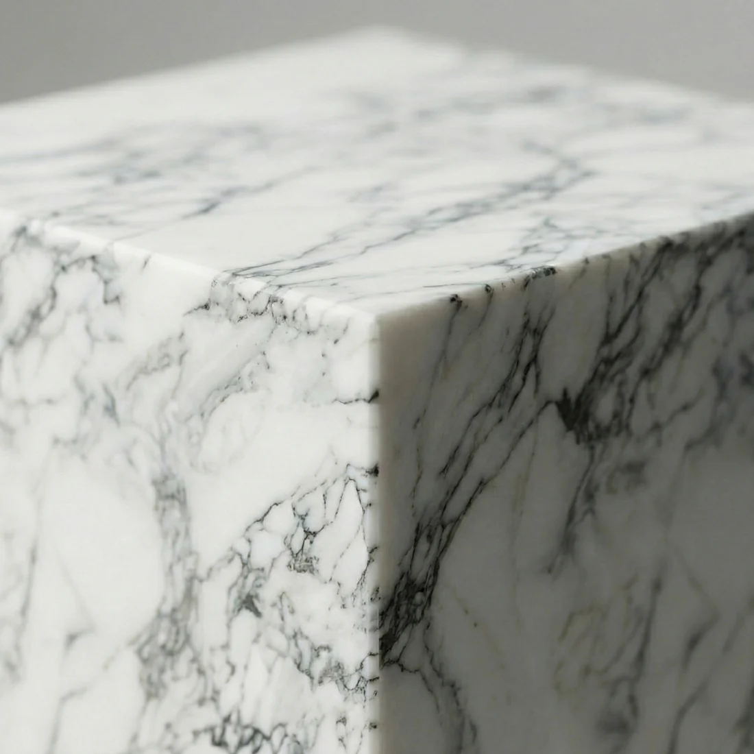Arabescato Marble Pedestal Stand - Image 4