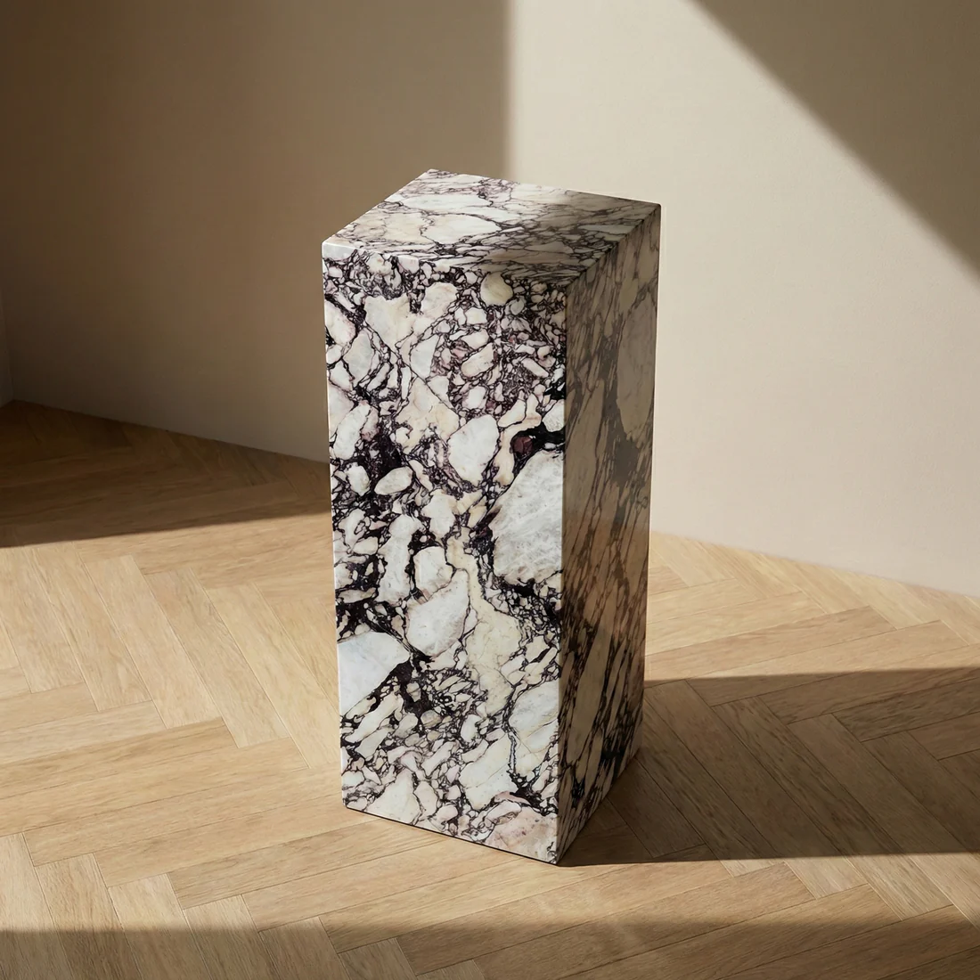Calacatta Viola Marble Pedestal Stand 5 REVIEWS - Image 5