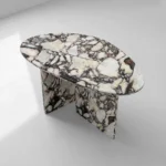 Calacatta Viola Marble Coffee Table - Pebble