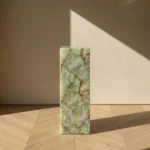 Green Onyx Pedestal Stand