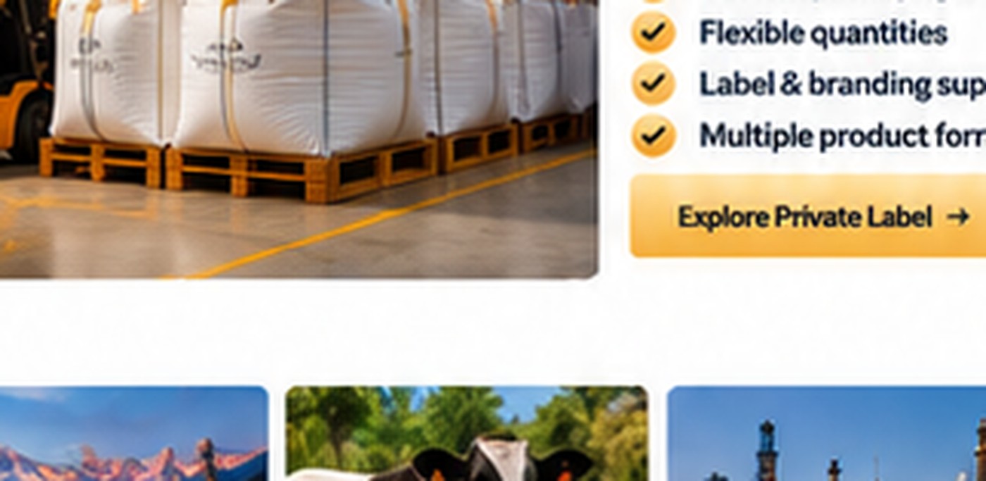 Private label & OEM scene — master visual target crop